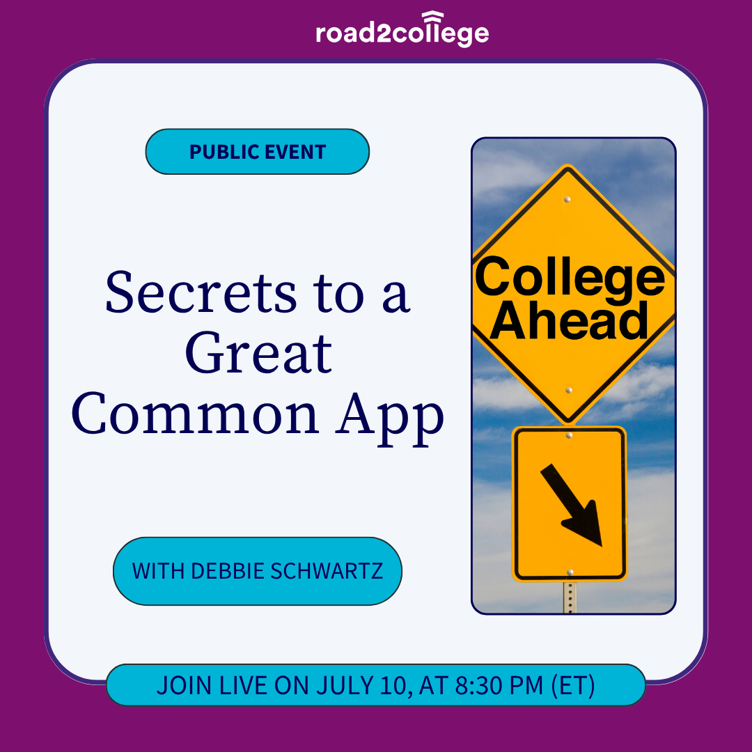 Secrets to a Great Common App 7-10-25